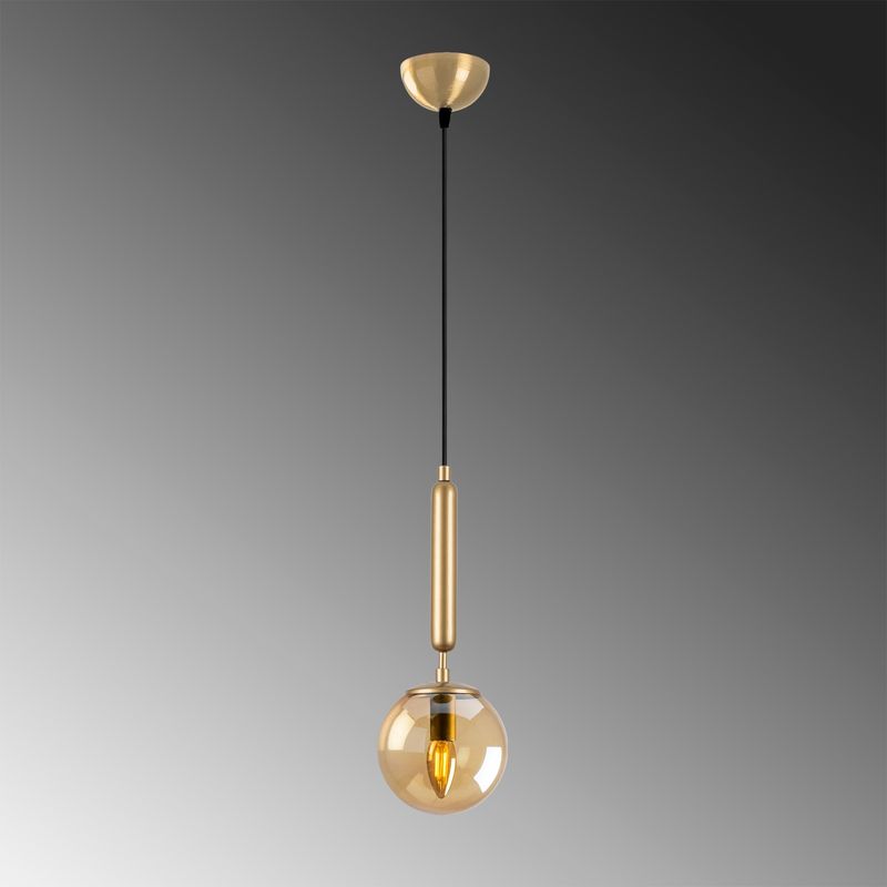 Casa si Gradina - Corpuri si surse de iluminat - Lustre si pendule - Lustra, Opviq, metal, auriu, 15x15x49 cm - Infinity.ro