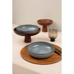 Casa si Gradina - Bucatarie si vesela - Vesela si tacamuri - Farfurii si boluri - Set boluri, Hermia, portelan, gri, 20x20x5 cm, 2 piese - Infinity.ro