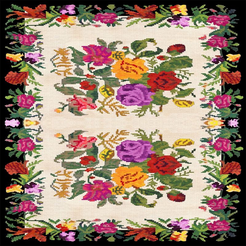 Casa si Gradina - Textile si covoare - Covoare - Covorase intrare - Covoras de hol, Conceptum Hypnose, multicolor, 80x300 cm, 100% poliester, antiderapant, 369HFT2742 - Infinity.ro