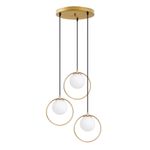Casa si Gradina - Corpuri si surse de iluminat - Lustre si pendule - Lustra, Opviq, metal, auriu, 47x47x115 cm - Infinity.ro