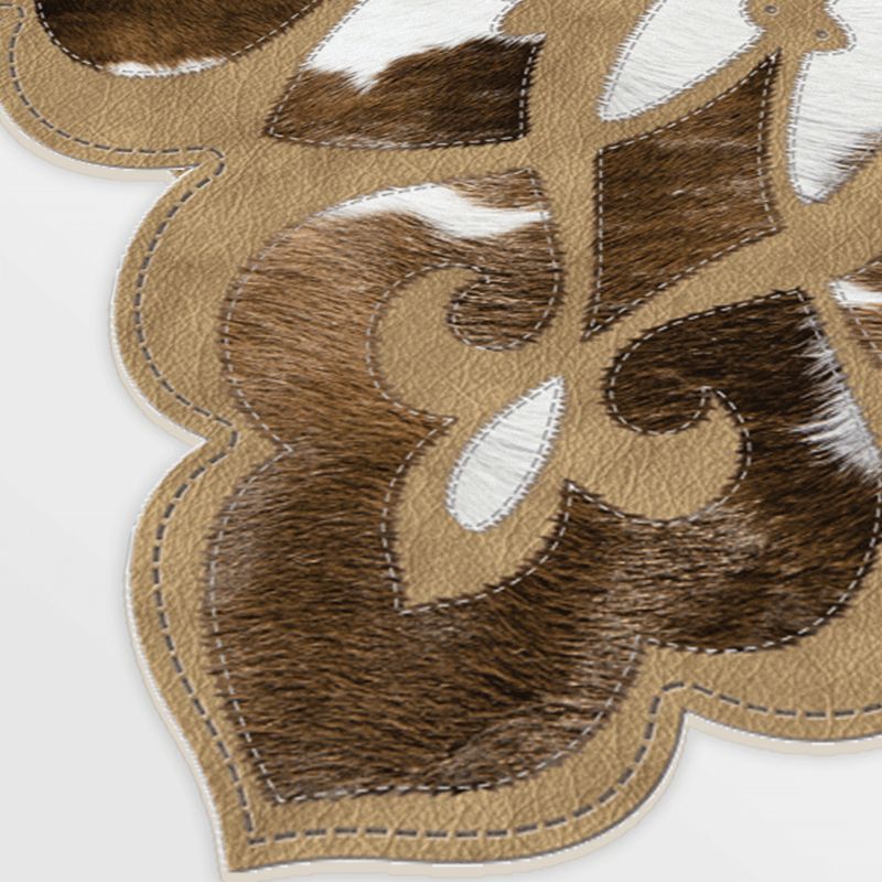 Casa si Gradina - Textile si covoare - Covoare - Covorase intrare - Covoras de intrare, Conceptum Hypnose, maro, 100x100 cm, 100% poliester, antiderapant - Infinity.ro