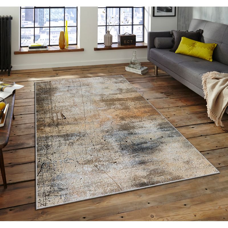 Casa si Gradina - Textile si covoare - Covoare - Covoare casa - Covor, Conceptum Hypnose, multicolor, 100x140 cm, 100% poliester, antiderapant, 288NGR1868 - Infinity.ro