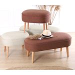 Casa si Gradina - Mobilier - Scaune si fotolii - Tabureti - Taburet, Atelier Del Sofa, 100% in, rosu tigla, 63x44x47 cm - Infinity.ro