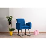Casa si Gradina - Mobilier - Scaune si fotolii - Fotolii - Fotoliu balansoar, Atelier Del Sofa, metal, albastru, 50x50x99 cm - Infinity.ro