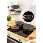 Casa si Gradina - Mobilier - Organizare si depozitare - Organizatoare pentru sertare si dulapuri - Set organizatoare, Hermia, silicon, antracit, 30x30x1 cm, 25x25x1 cm, 21x21x1 cm - Infinity.ro