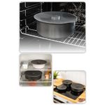 Casa si Gradina - Mobilier - Organizare si depozitare - Organizatoare pentru sertare si dulapuri - Set organizatoare, Hermia, silicon, antracit, 30x30x1 cm, 25x25x1 cm, 21x21x1 cm - Infinity.ro