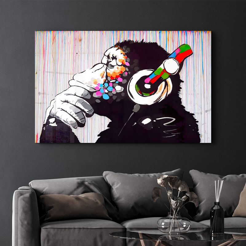 Casa si Gradina - Decoratiuni - Tablouri - Tablou decorativ, Wallxpert, sticla temperata, multicolor, 46x72 cm, 672BRS1915 - Infinity.ro