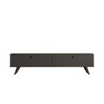 Casa si Gradina - Mobilier - Comode si corpuri - Comode - Comoda tv, Hanah Home, pal melaminat, antracit, 160x40x25 cm - Infinity.ro
