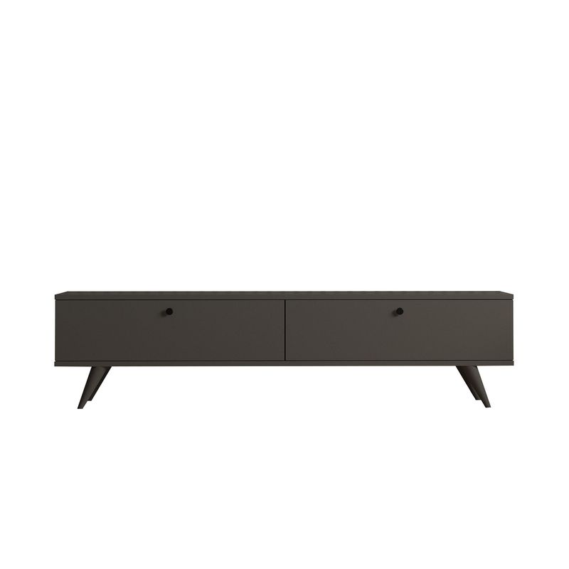 Casa si Gradina - Mobilier - Comode si corpuri - Comode - Comoda tv, Hanah Home, pal melaminat, antracit, 160x40x25 cm - Infinity.ro