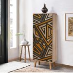 Casa si Gradina - Mobilier - Dulapuri si sifoniere - Dulapuri pantofi - Dulap pantofi, Hanah Home, pal melaminat, sonoma, 50x38x135 cm, 869VEL8615 - Infinity.ro