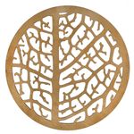 Casa si Gradina - Bucatarie si vesela - Organizare si depozitare bucatarie - Suporturi tacamuri si vase - Set suporturi de masa, Hermia, lemn, miere, 36x36 cm, 4 bucati - Infinity.ro