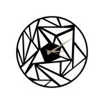 Casa si Gradina - Decoratiuni - Ceasuri - Ceas de perete decorativ, Wallxpert, metal, negru, 50x50 cm, 826PIR2059 - Infinity.ro