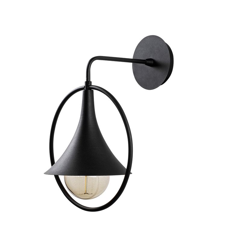 Casa si Gradina - Corpuri si surse de iluminat - Plafoniere, aplice si spoturi - Aplica, Opviq, metal, negru, 25x29x38 cm - Infinity.ro