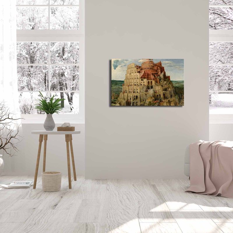 Casa si Gradina - Decoratiuni - Tablouri - Tablou canvas decorativ, Wallxpert, panza piele de caprioara 100%, multicolor, 45x70 cm, rama lemn - Infinity.ro