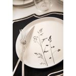 Casa si Gradina - Bucatarie si vesela - Vesela si tacamuri - Servicii de masa - Set de masa, Hermia, portelan, alb negru, 27 piese - Infinity.ro