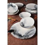 Casa si Gradina - Bucatarie si vesela - Vesela si tacamuri - Servicii de masa - Serviciu de masa, Hermia, multicolor, 24 piese, 100% portelan, rezistent la microunde si masina de spalat vase - Infinity.ro