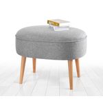 Casa si Gradina - Mobilier - Scaune si fotolii - Tabureti - Taburet, Atelier Del Sofa, 100% in, gri, 63x44x47 cm - Infinity.ro