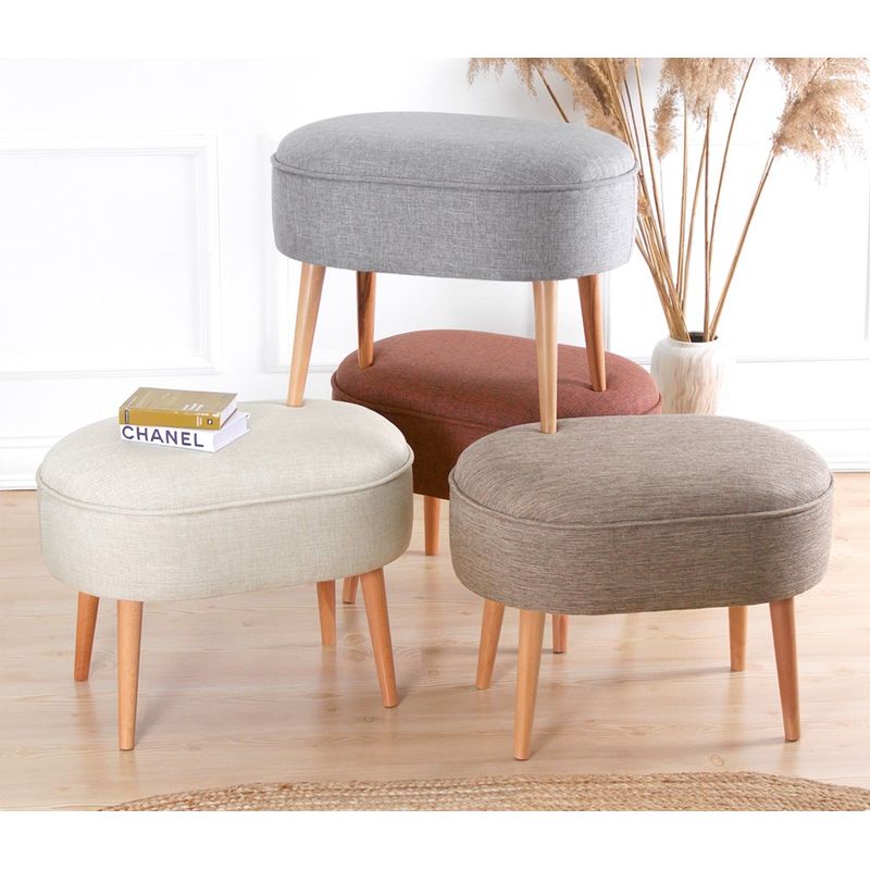 Casa si Gradina - Mobilier - Scaune si fotolii - Tabureti - Taburet, Atelier Del Sofa, in, cafea, 63x44x47 cm - Infinity.ro