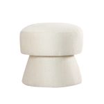 Casa si Gradina - Mobilier - Scaune si fotolii - Tabureti - Taburet, Atelier Del Sofa, bumbac si in, crem, 45x48 cm - Infinity.ro