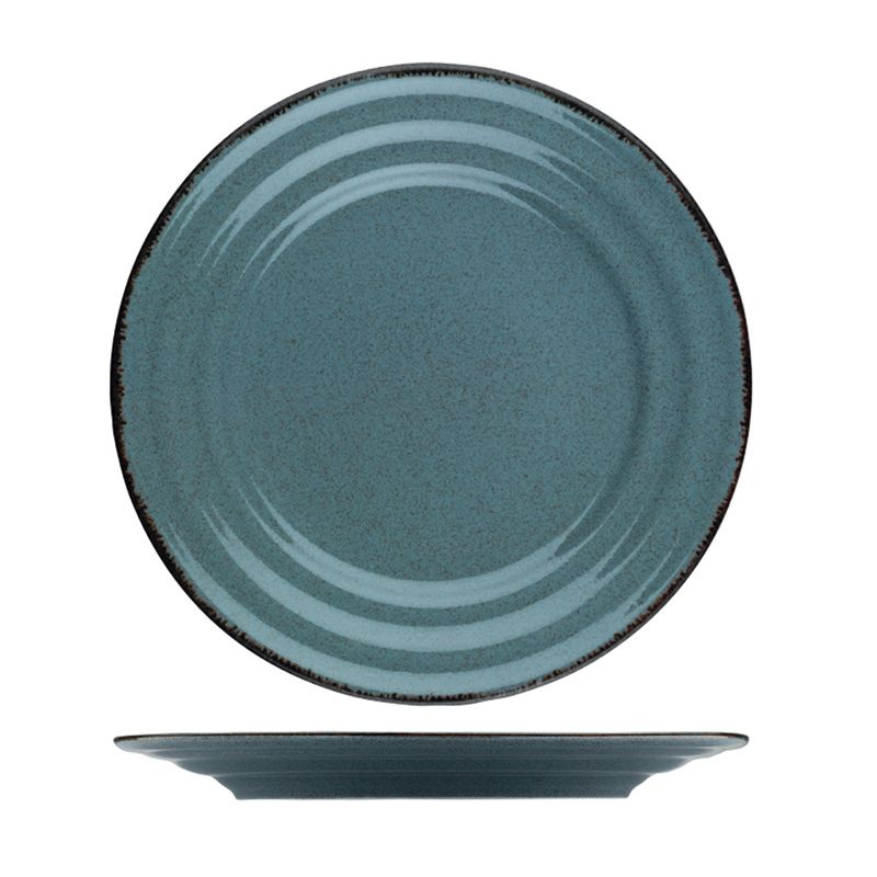 Casa si Gradina - Bucatarie si vesela - Vesela si tacamuri - Servicii de masa - Set de masa 24 piese, Hermia, portelan, albastru, 710KTP2885 - Infinity.ro