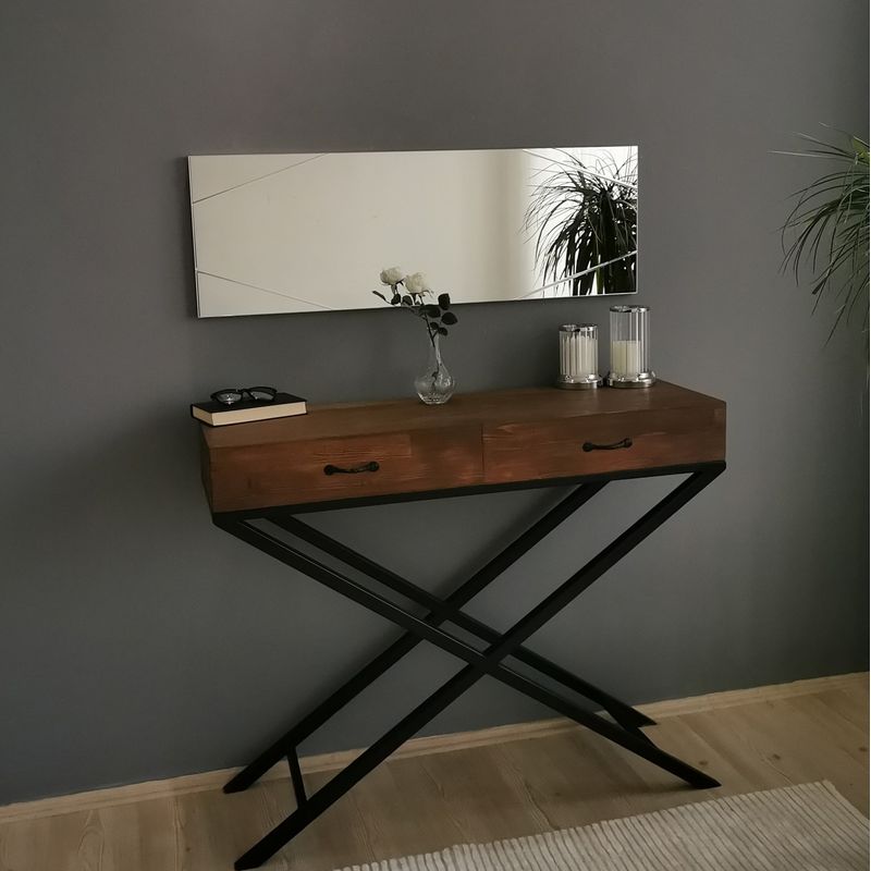 Casa si Gradina - Decoratiuni - Oglinzi - Oglinda, Hanah Home, mdf, argintiu, 35x105 cm, 552NOS2193 - Infinity.ro