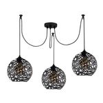 Casa si Gradina - Corpuri si surse de iluminat - Lustre si pendule - Candelabru, Opviq, metal, negru, 115x115 cm - Infinity.ro