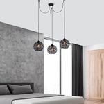 Casa si Gradina - Corpuri si surse de iluminat - Lustre si pendule - Candelabru, Opviq, metal, negru, 115x115 cm - Infinity.ro