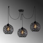 Casa si Gradina - Corpuri si surse de iluminat - Lustre si pendule - Candelabru, Opviq, metal, negru, 115x115 cm - Infinity.ro