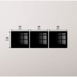 Casa si Gradina - Decoratiuni - Tablouri - Tablou decorativ, Wallxpert, sticla calita, multicolor, 40x40 cm, set 3 bucati - Infinity.ro