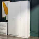 Casa si Gradina - Mobilier - Seturi de mobilier - Seturi dormitor - Set dormitor tineret, Hanah Home, pal melaminat, alb - Infinity.ro