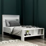 Casa si Gradina - Mobilier - Seturi de mobilier - Seturi dormitor - Set dormitor tineret, Hanah Home, pal melaminat, alb - Infinity.ro