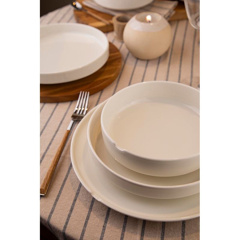 Casa si Gradina - Bucatarie si vesela - Vesela si tacamuri - Servicii de masa - Serviciu de masa 18 piese, Hermia, portelan, multicolor, farfurii 27 cm, boluri 16 cm - Infinity.ro