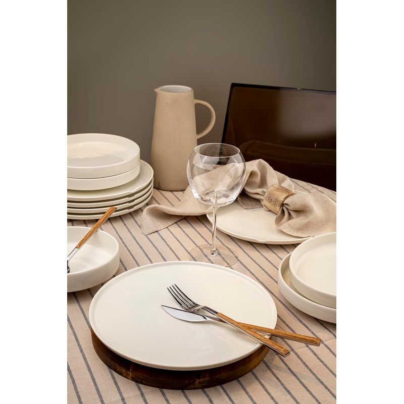 Casa si Gradina - Bucatarie si vesela - Vesela si tacamuri - Servicii de masa - Serviciu de masa 18 piese, Hermia, portelan, multicolor, farfurii 27 cm, boluri 16 cm - Infinity.ro