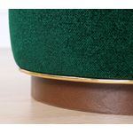 Casa si Gradina - Mobilier - Scaune si fotolii - Tabureti - Taburet, Atelier Del Sofa, bumbac, verde inchis, 45x45x47 cm - Infinity.ro