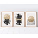 Casa si Gradina - Decoratiuni - Tablouri - Tablou decorativ inramat, Wallxpert, mdf, multicolor, 50x70 cm, set 3 piese, 693BSE1526 - Infinity.ro