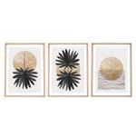 Casa si Gradina - Decoratiuni - Tablouri - Tablou decorativ inramat, Wallxpert, mdf, multicolor, 50x70 cm, set 3 piese, 693BSE1526 - Infinity.ro