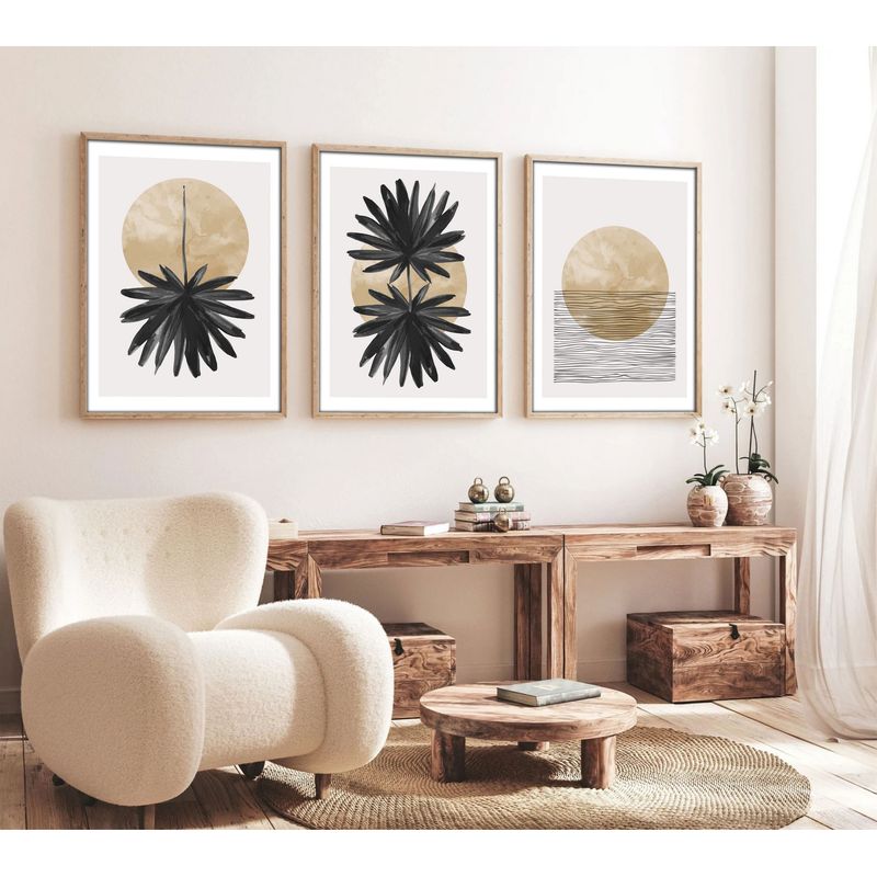 Casa si Gradina - Decoratiuni - Tablouri - Tablou decorativ inramat, Wallxpert, mdf, multicolor, 50x70 cm, set 3 piese, 693BSE1526 - Infinity.ro