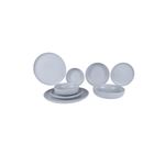 Casa si Gradina - Bucatarie si vesela - Vesela si tacamuri - Servicii de masa - Set de masa 8 piese, Hermia, portelan, multicolor, farfurii 27/21 cm, boluri 15 cm, lavabil in masina de spalat vase, compatibil cu microunde - Infinity.ro