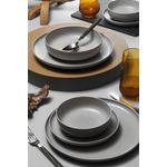 Casa si Gradina - Bucatarie si vesela - Vesela si tacamuri - Servicii de masa - Set de masa 8 piese, Hermia, portelan, multicolor, farfurii 27/21 cm, boluri 15 cm, lavabil in masina de spalat vase, compatibil cu microunde - Infinity.ro