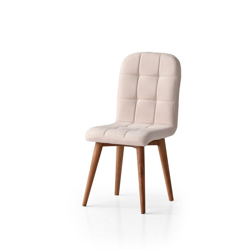 Casa si Gradina - Mobilier - Scaune si fotolii - Scaune - Set scaune, Hanah Home, placaj, crem, 41x51x88 cm - Infinity.ro