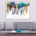 Casa si Gradina - Decoratiuni - Tablouri - Tablou decorativ, Wallxpert, panza, multicolor, 70x100 cm, rama lemn, grosime 3 cm, 441HPE2468 - Infinity.ro