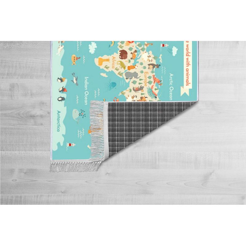 Casa si Gradina - Textile si covoare - Covoare - Covorase intrare - Covoras de hol, Conceptum Hypnose, multicolor, 80x150 cm, catifea, antiderapant, 595HFT1646 - Infinity.ro