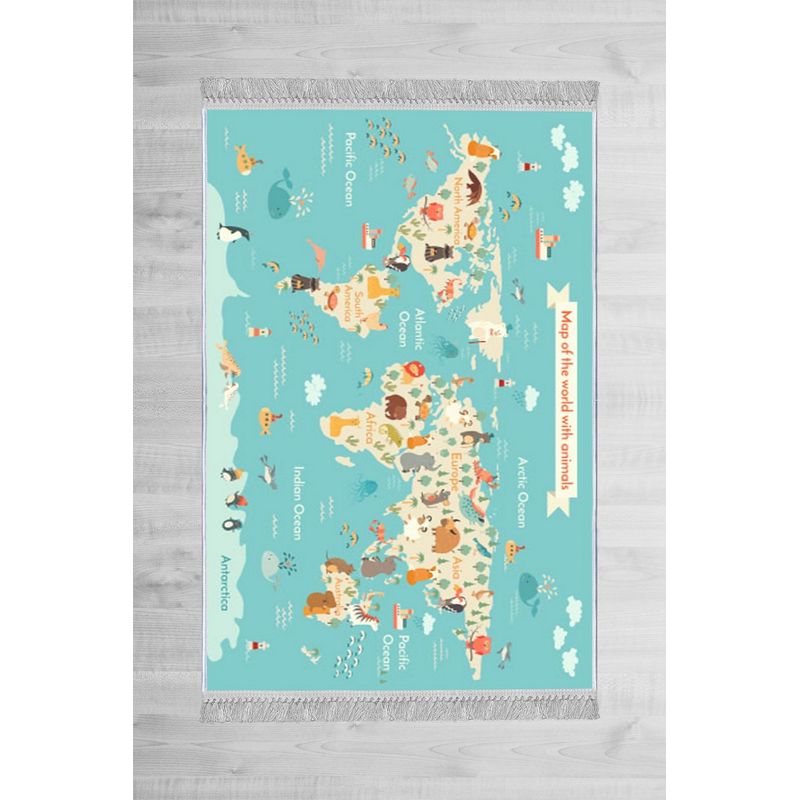 Casa si Gradina - Textile si covoare - Covoare - Covorase intrare - Covoras de hol, Conceptum Hypnose, multicolor, 80x150 cm, catifea, antiderapant, 595HFT1646 - Infinity.ro