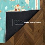 Casa si Gradina - Textile si covoare - Covoare - Covorase intrare - Covoras de hol, Conceptum Hypnose, multicolor, 80x150 cm, catifea, antiderapant, 595HFT1646 - Infinity.ro