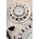 Casa si Gradina - Bucatarie si vesela - Vesela si tacamuri - Servicii de masa - Serviciu de masa 27 piese, Hermia, multicolor, portelan, compatibil cu microunde si masina de spalat vase - Infinity.ro