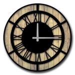 Casa si Gradina - Decoratiuni - Ceasuri - Ceas decorativ, Wallxpert, mdf, multicolor, diametru 50 cm, 238HMA6229 - Infinity.ro