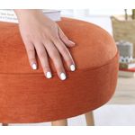 Casa si Gradina - Mobilier - Scaune si fotolii - Tabureti - Taburet, Atelier Del Sofa, lemn de fag, portocaliu, 52x44 cm - Infinity.ro