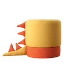 Casa si Gradina - Mobilier - Scaune si fotolii - Tabureti - Taburet, Atelier Del Sofa, bumbac si catifea, galben, 37x38 cm - Infinity.ro