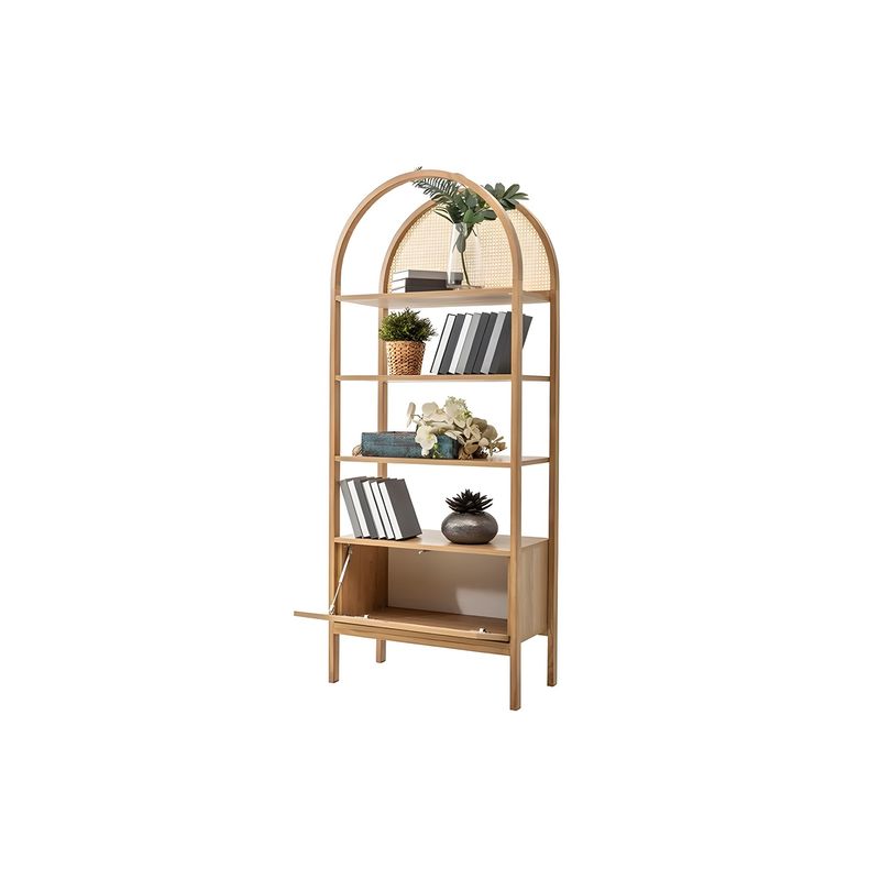 Casa si Gradina - Mobilier - Biblioteci si rafturi - Biblioteci - Biblioteca, Hanah Home, pal melaminat, natural, 75x40x182.5 cm - Infinity.ro