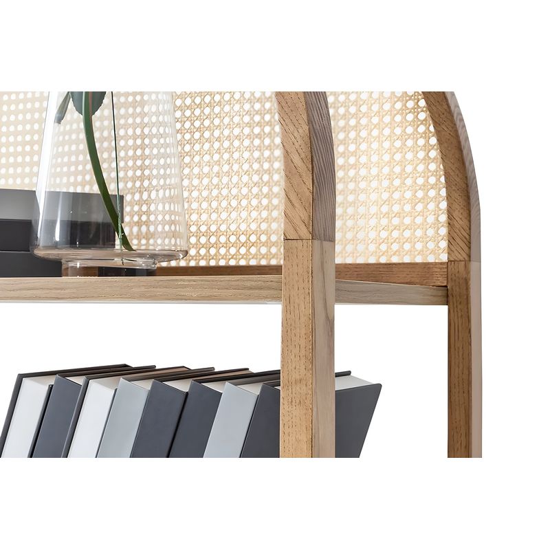 Casa si Gradina - Mobilier - Biblioteci si rafturi - Biblioteci - Biblioteca, Hanah Home, pal melaminat, natural, 75x40x182.5 cm - Infinity.ro
